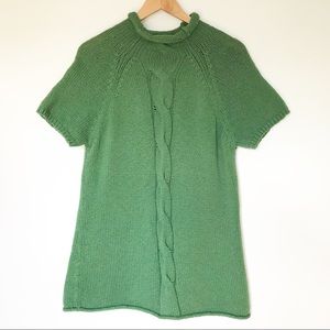 L.L. Bean Short Sleeve Cotton Tunic Sweater - XL